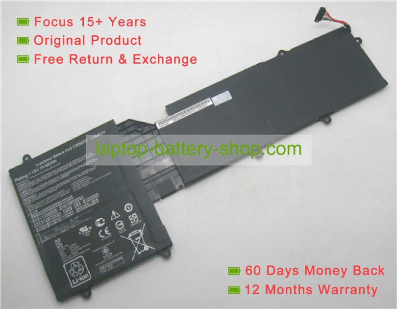 Asus C41N1337, 0B200-00900000 15V 4300mAh replacement batteries - Click Image to Close