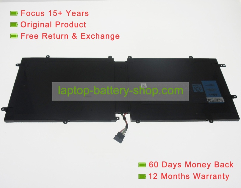 Dell 4DV4C, D10H3 14.8V 4840mAh replacement batteries - Click Image to Close