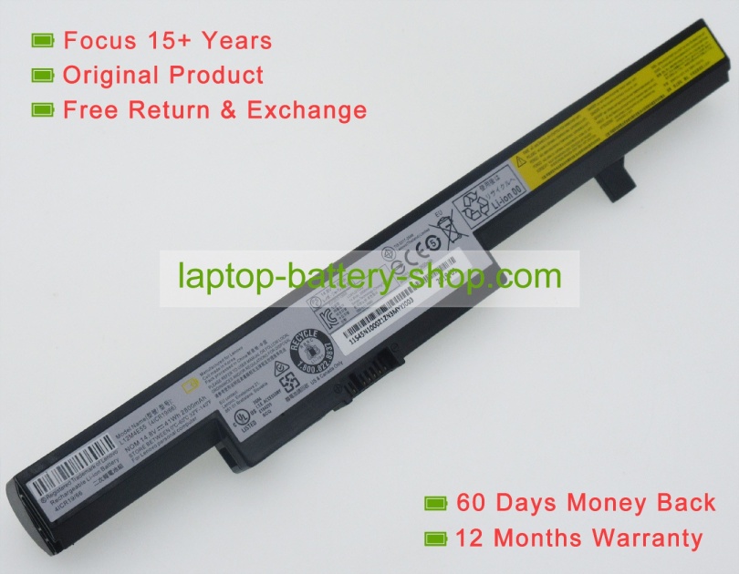 Lenovo L13L4A01, L13M4A01 14.8V 2800mAh replacement batteries - Click Image to Close