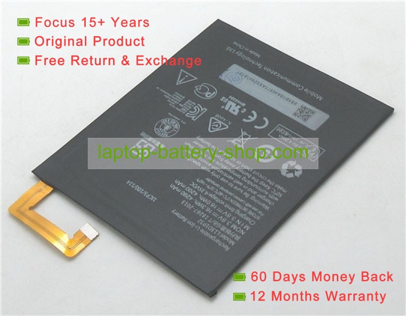 Lenovo L13D1P32, 1ICP3/100/114 3.8V 4290mAh replacement batteries - Click Image to Close