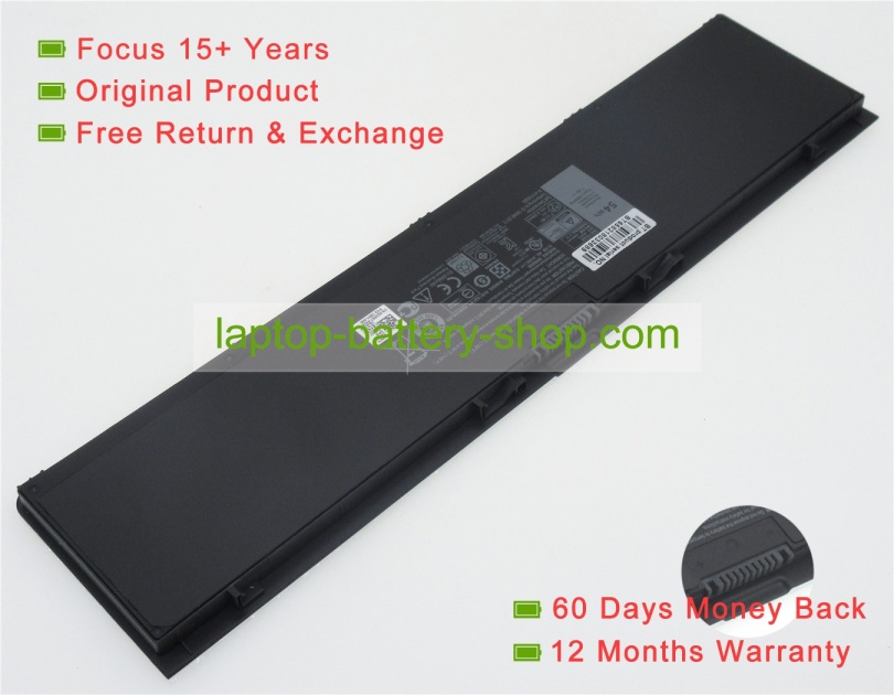 Dell 3RNFD, V8XN3 7.4V 7300mAh replacement batteries - Click Image to Close