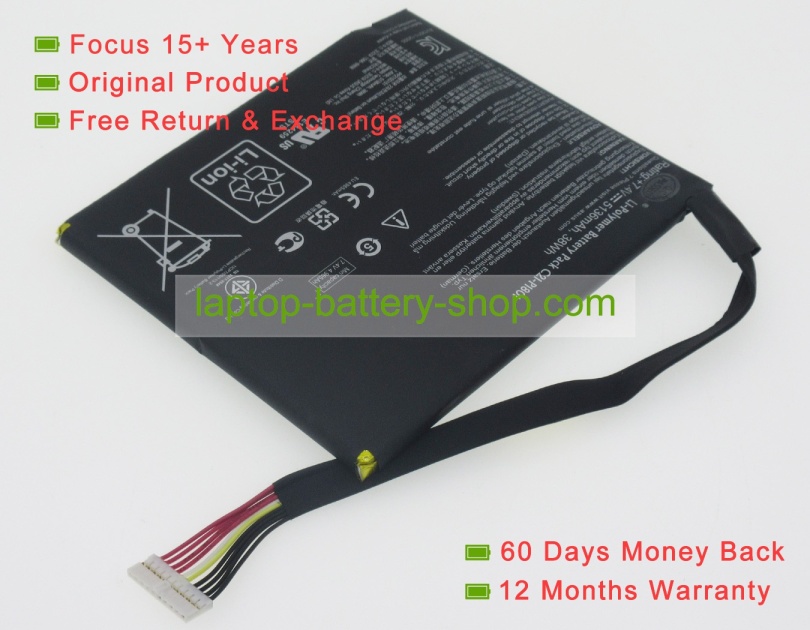 Asus C21-P1801, 0B200-00200200 7.4V 5136mAh replacement batteries - Click Image to Close