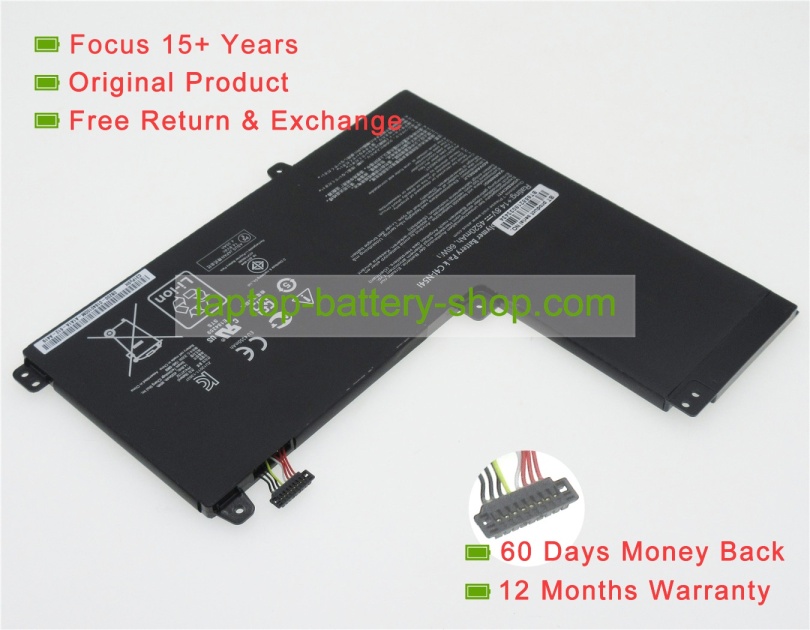 Asus C41-N541, N54PNC3 14.8V 4520mAh replacement batteries - Click Image to Close