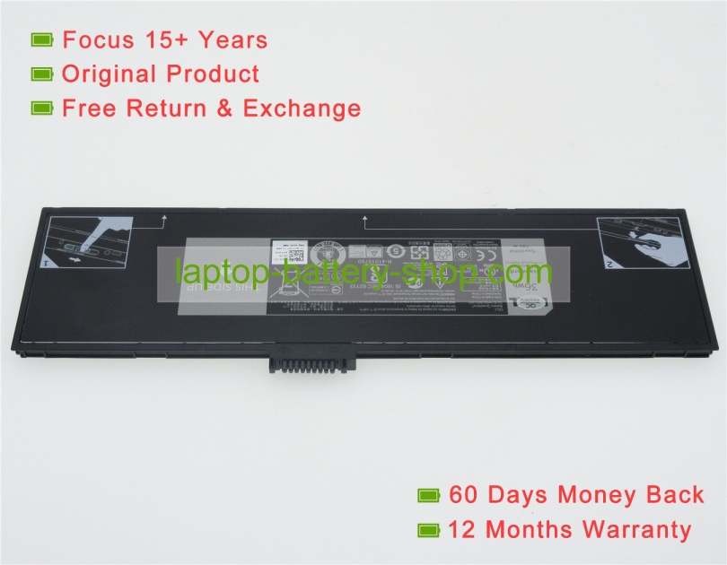 Dell HXFHF, XNY66 7.4V 4855mAh replacement batteries - Click Image to Close