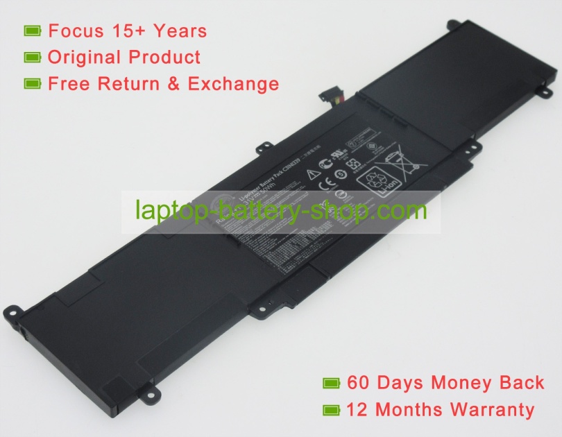 Asus C31N1339, 0B200-9300000 11.31V 4400mAh replacement batteries - Click Image to Close