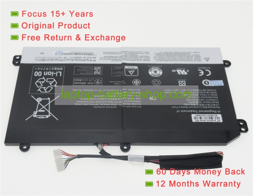 Lenovo 31504217, 41CP5/57/122 14.8V 3135mAh replacement batteries - Click Image to Close