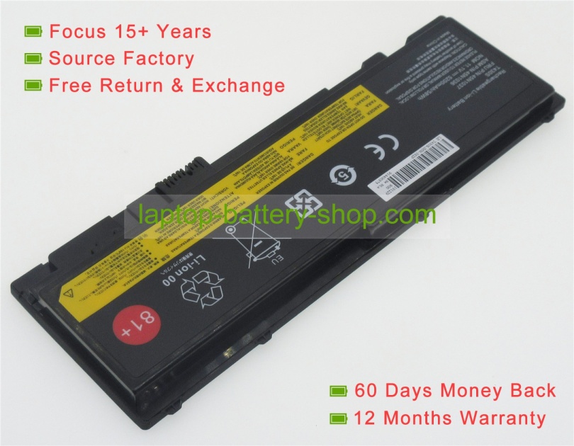 Lenovo 45N1036, 45N1037 11.1V 5200mAh replacement batteries - Click Image to Close