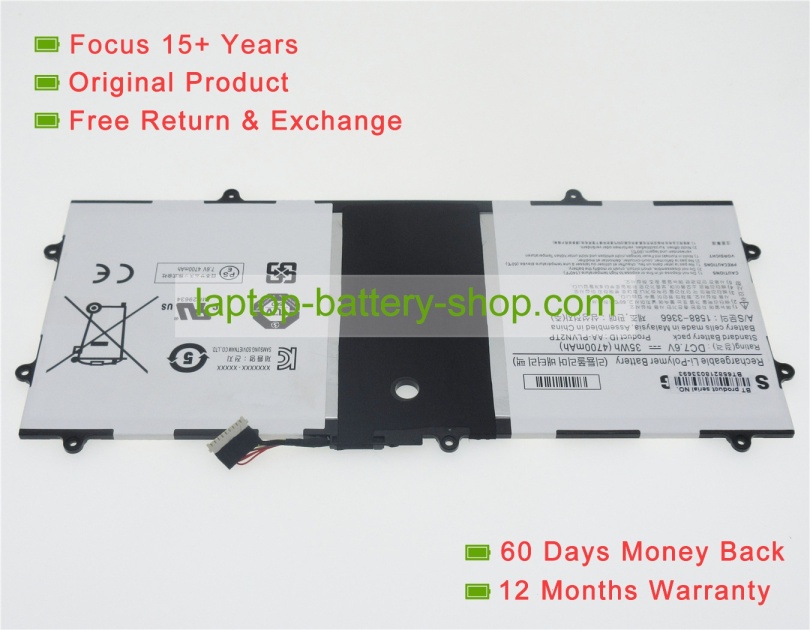 Samsung AA-PLVN2TP 7.6V 4700mAh replacement batteries - Click Image to Close
