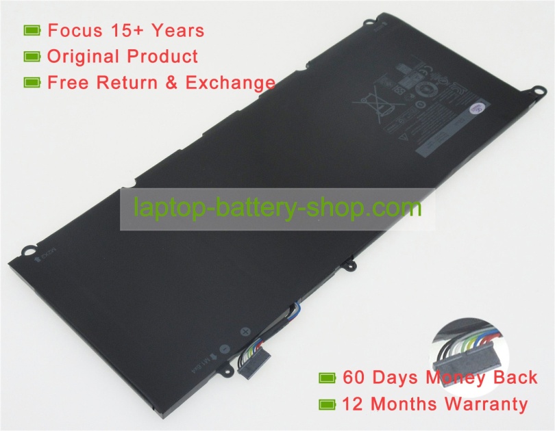 Dell 90V7W, JD25G 7.4V 6930mAh original batteries - Click Image to Close