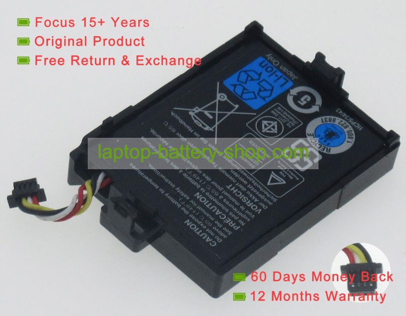 Dell H810, H710 3.6V 444mAh original batteries - Click Image to Close