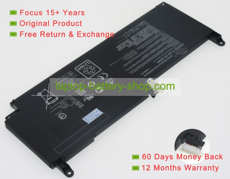 Asus B21N1344 7.6V 4200mAh replacement batteries - Click Image to Close