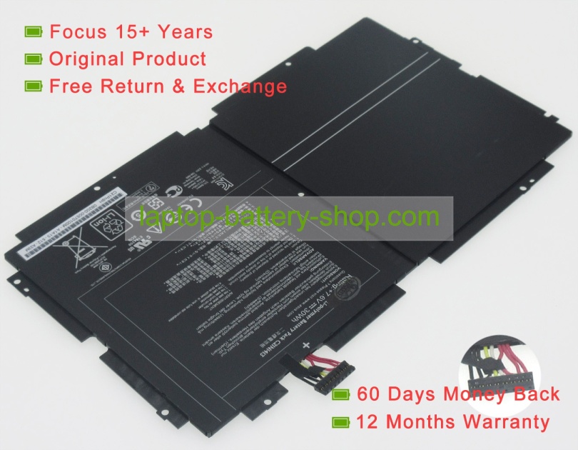 Asus C21N1413, 0B200-00570100 7.6V 3940mAh replacement batteries - Click Image to Close