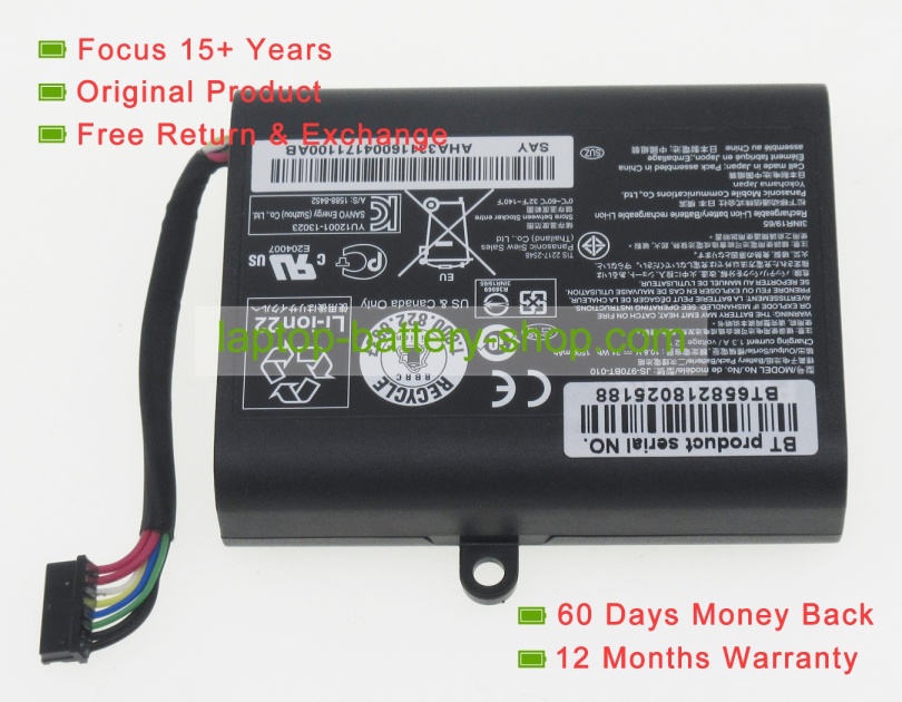 Toshiba JS-970BT-010 10.8V 2000mAh replacement batteries - Click Image to Close