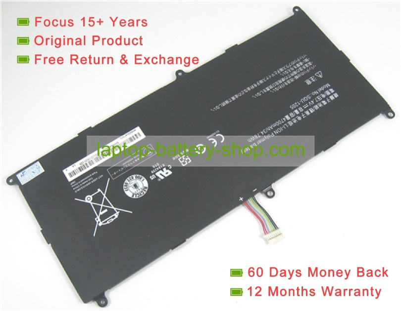 Mitac SQU-1205 7.4V 4700mAh replacement batteries - Click Image to Close