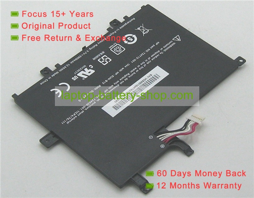 Hp 724712-001, 724536-001 3.7V 3500mAh replacement batteries - Click Image to Close