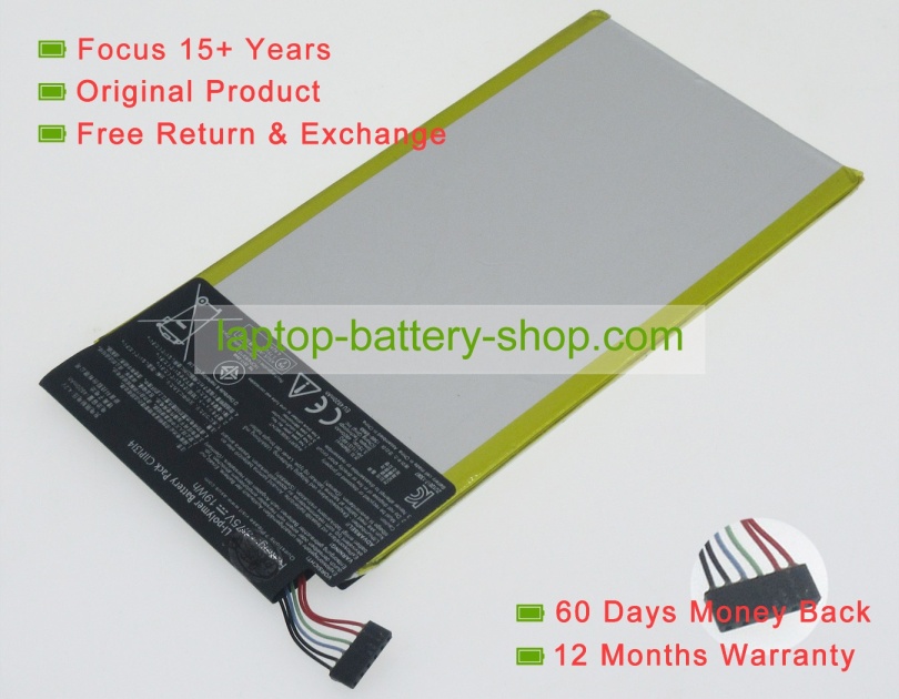 Asus C11P1310, C11P1314 3.75V 5000mAh replacement batteries - Click Image to Close