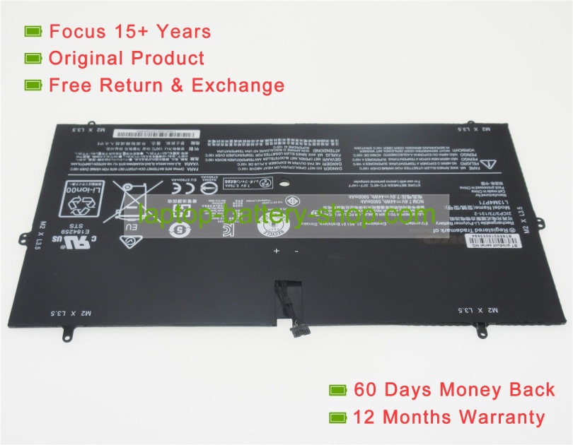 Lenovo L13M4P71, L14S4P71 7.6V 5900mAh replacement batteries - Click Image to Close