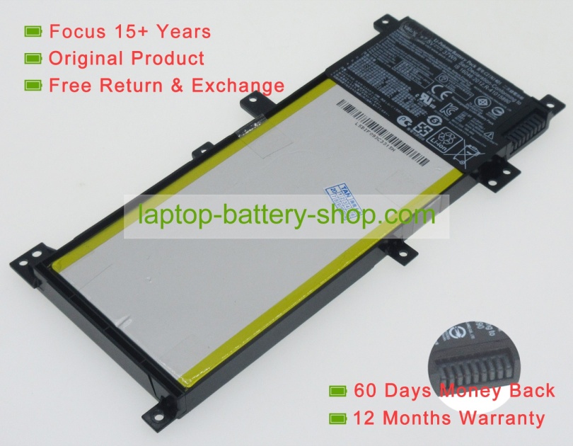 Asus C21N1401, C21INI401 7.6V 4775mAh replacement batteries - Click Image to Close