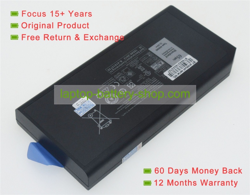 Dell XN4KN, VCWGN 11.1V 5700mAh replacement batteries - Click Image to Close