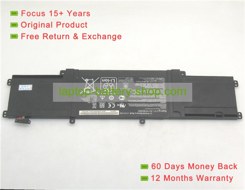 Asus C31N1306, 0B200-00560000 11.3V 4480mAh replacement batteries - Click Image to Close
