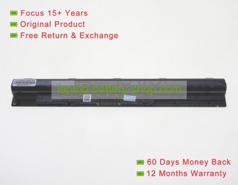 Dell M5Y1K, GXVJ3 14.8V 2700mAh replacement batteries - Click Image to Close