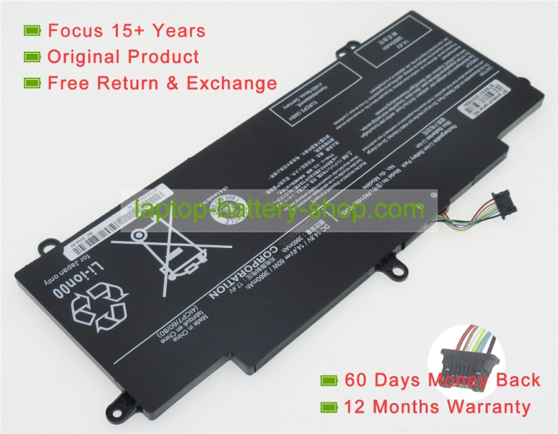 Toshiba PA5149U-1BRS 14.4V 3860mAh replacement batteries - Click Image to Close