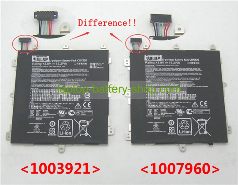 Asus C11P1330 3.8V 4000mAh original batteries - Click Image to Close