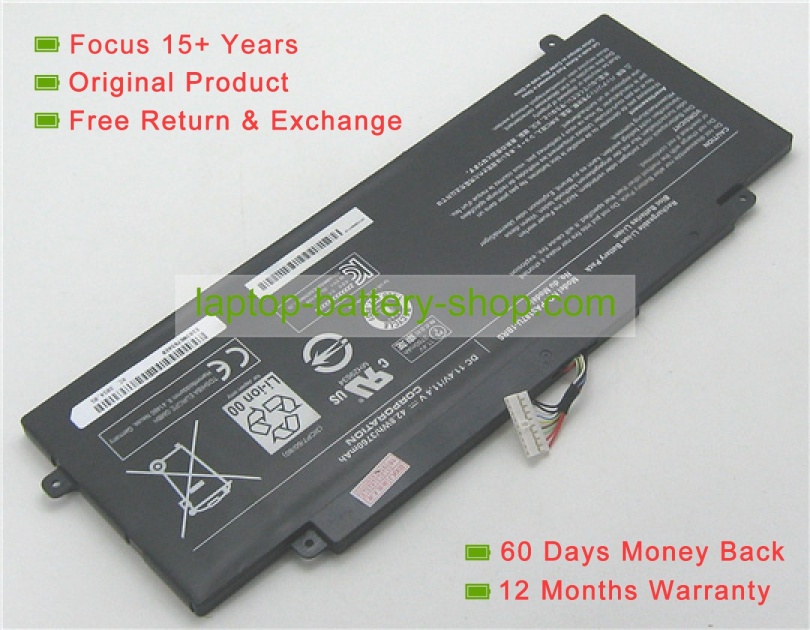 Toshiba PA5187U-1BRS, P000602680 10.8V 3760mAh replacement batteries - Click Image to Close