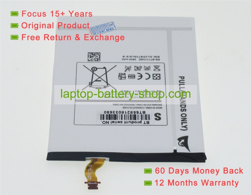 Samsung EB-BT111ABE, DL0DB08aS/9-B 3.8V 3600mAh replacement batteries - Click Image to Close
