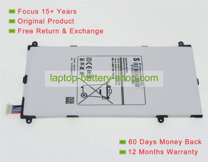 Samsung DL0DC10AS/9-B, DL1G405AS/9-B 3.8V 4800mAh replacement batteries - Click Image to Close