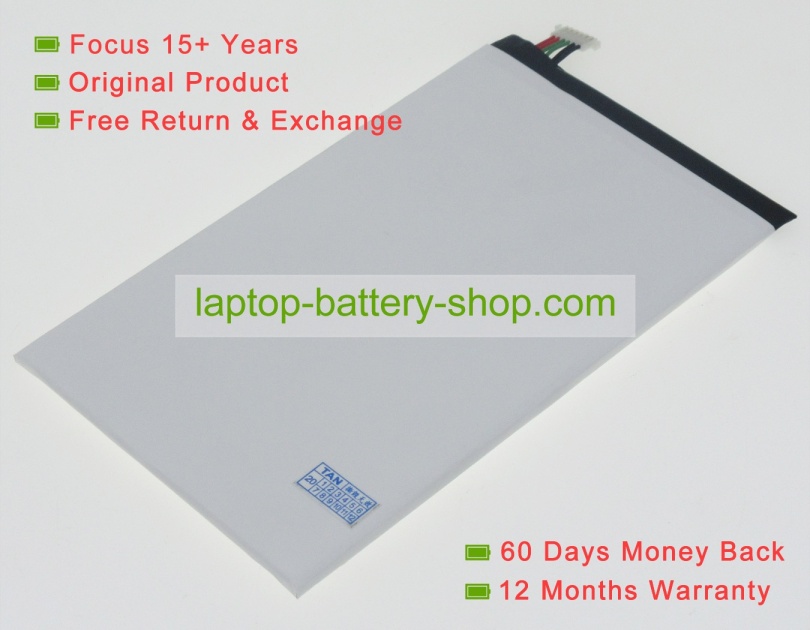 Samsung EB-BT705FBE, EB-BT705FBC 3.8V 4900mAh replacement batteries - Click Image to Close