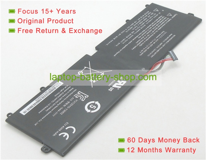 Lg LBM722YE, 2ICP4/73/113 7.6V 4555mAh replacement batteries - Click Image to Close