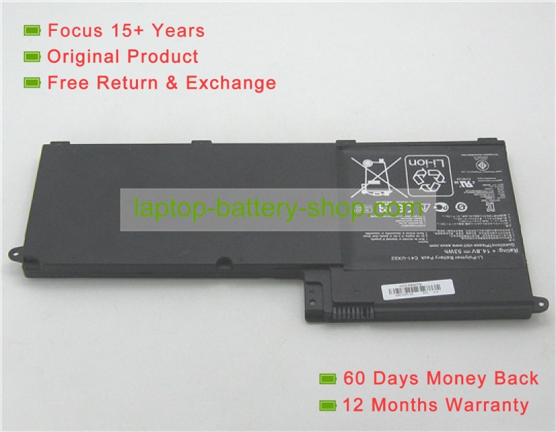Asus C41-UX52 14.8V 3580mAh replacement batteries - Click Image to Close