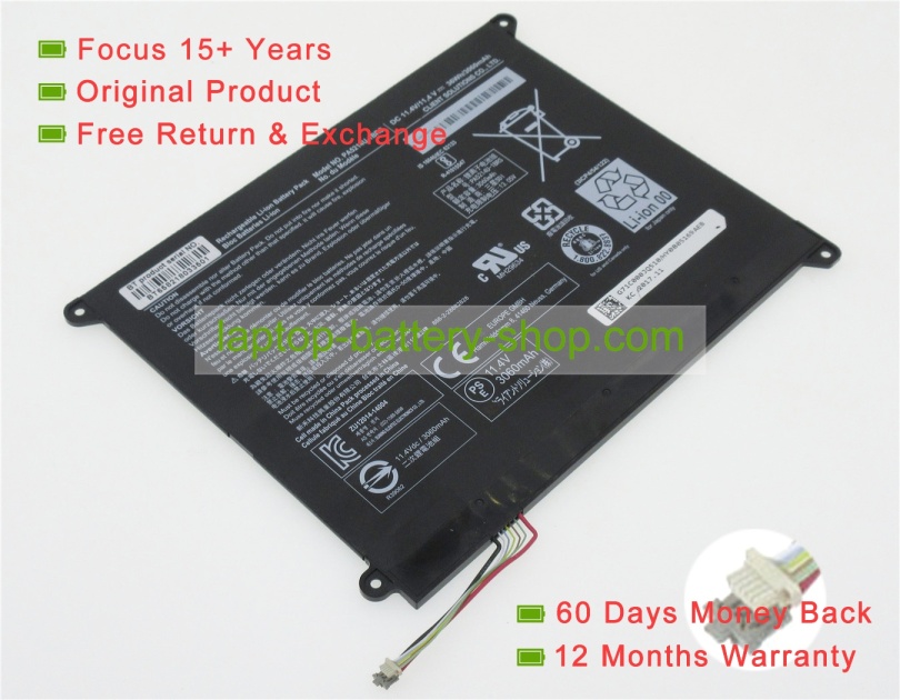 Toshiba PA5214U-1BRS 11.4V 3158mAh replacement batteries - Click Image to Close