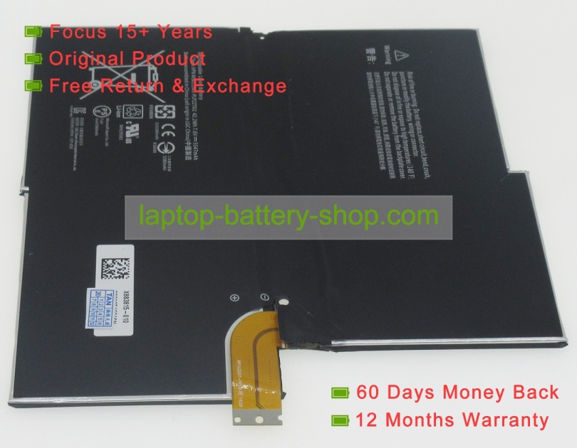 Microsoft MS011301-PLP22T02, G3HTA005H 7.6V 5547mAh replacement batteries - Click Image to Close