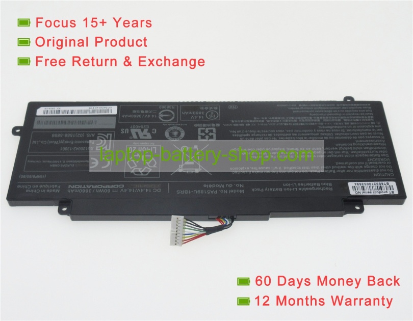 Toshiba PA5189U-1BRS 14.4V 3860mAh replacement batteries - Click Image to Close