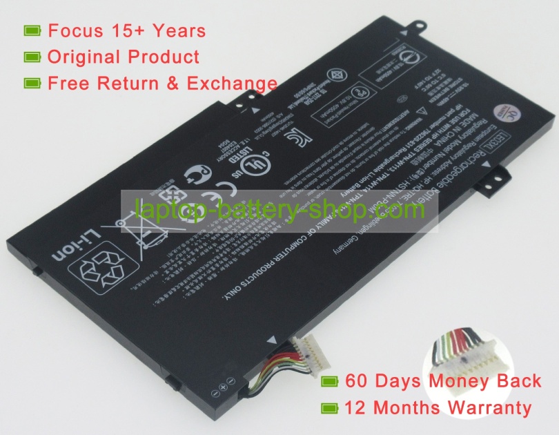 Hp LE03, LE03XL 11.4V or 10.8V or 10.95V 4050mAh replacement batteries - Click Image to Close