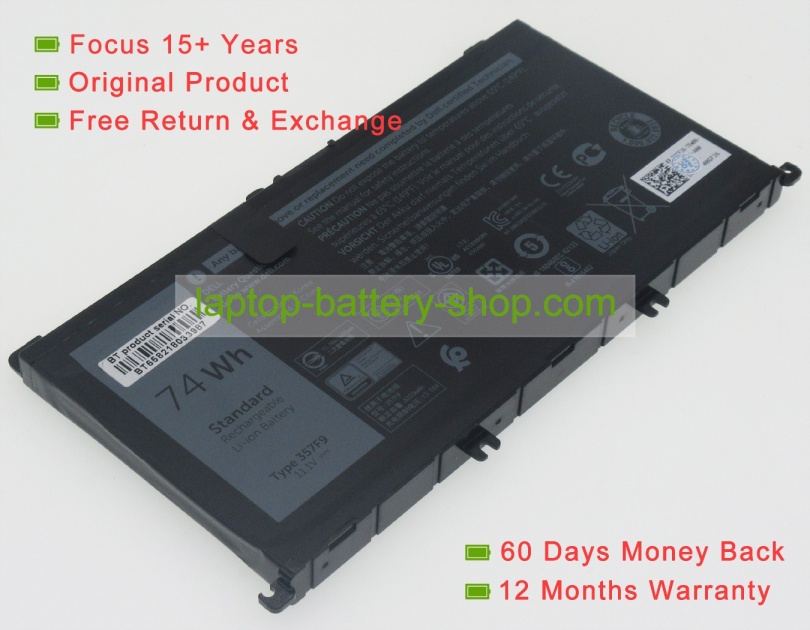 Dell 357F9, 71JF4 11.1V 6330mAh original batteries - Click Image to Close
