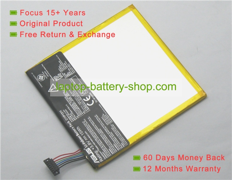 Asus C11P1311, 0B200-00710000 3.8V 3910mAh replacement batteries - Click Image to Close