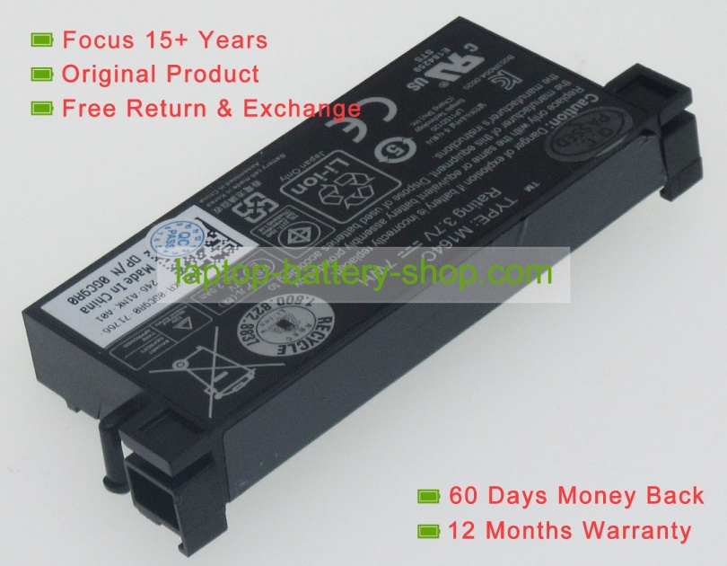 Dell M164C, KR174 3.7V 1900mAh replacement batteries - Click Image to Close