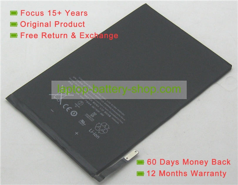 Apple A1455, A1454 3.72V 4440mAh replacement batteries - Click Image to Close