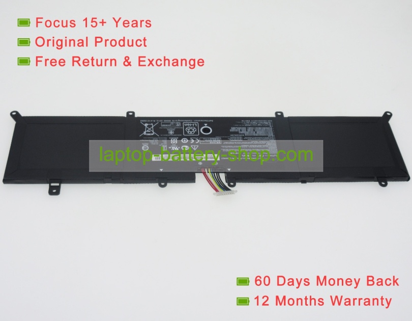Asus C21N1423, 0B200-01360100 7.6V 5000mAh replacement batteries - Click Image to Close