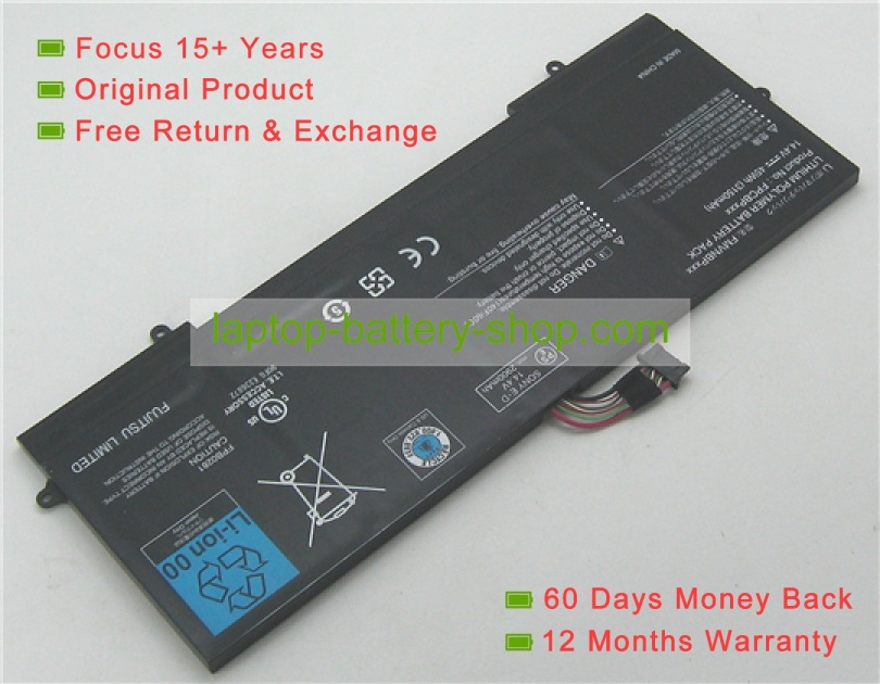 Fujitsu FMVNBPXXX, FPCBPXXX 14.4V 3150mAh replacement batteries - Click Image to Close