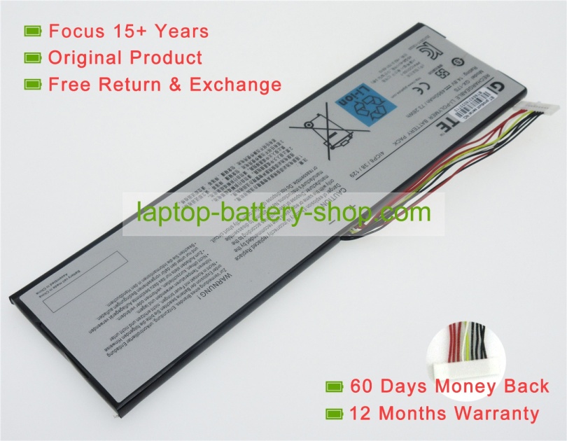 Gigabyte GX-17S 14.8V 4950mAh replacement batteries - Click Image to Close