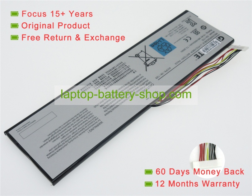 Gigabyte GX-17S 14.8V 4950mAh replacement batteries - Click Image to Close