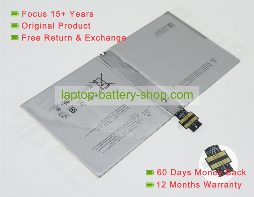 Microsoft Surface, G3HTA027H 7.5V 5087mAh replacement batteries - Click Image to Close