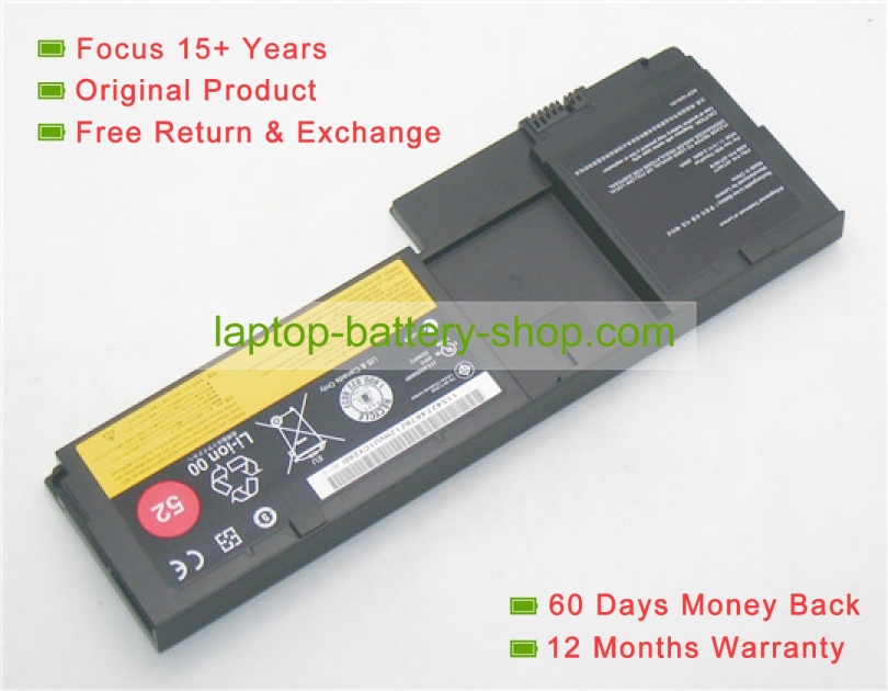 Lenovo 0A36286, 42T4881 11.1V 2680mAh replacement batteries - Click Image to Close