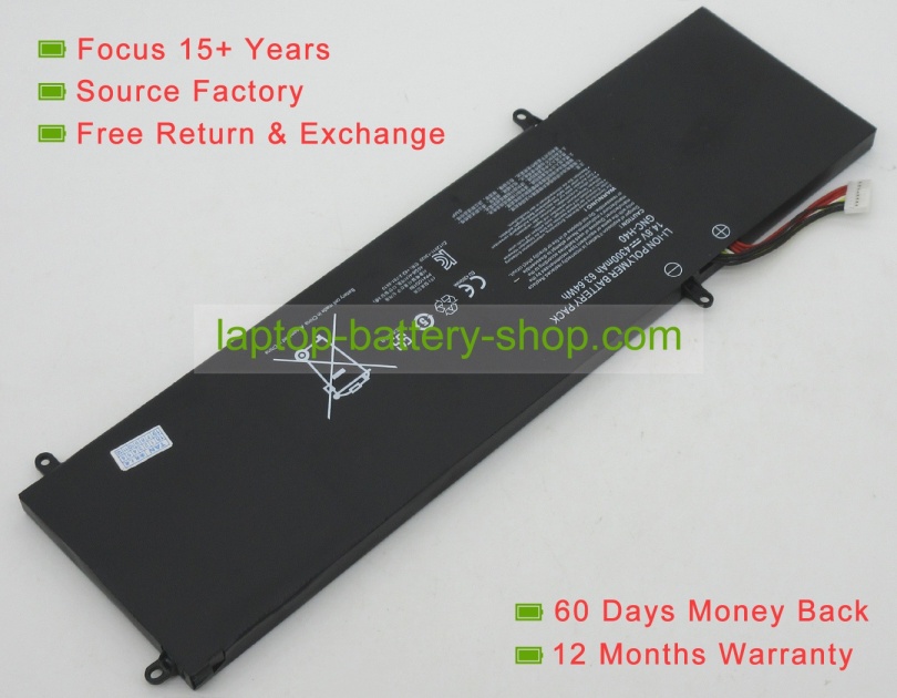 Gigabyte GNC-H40 14.8V 4300mAh replacement batteries - Click Image to Close