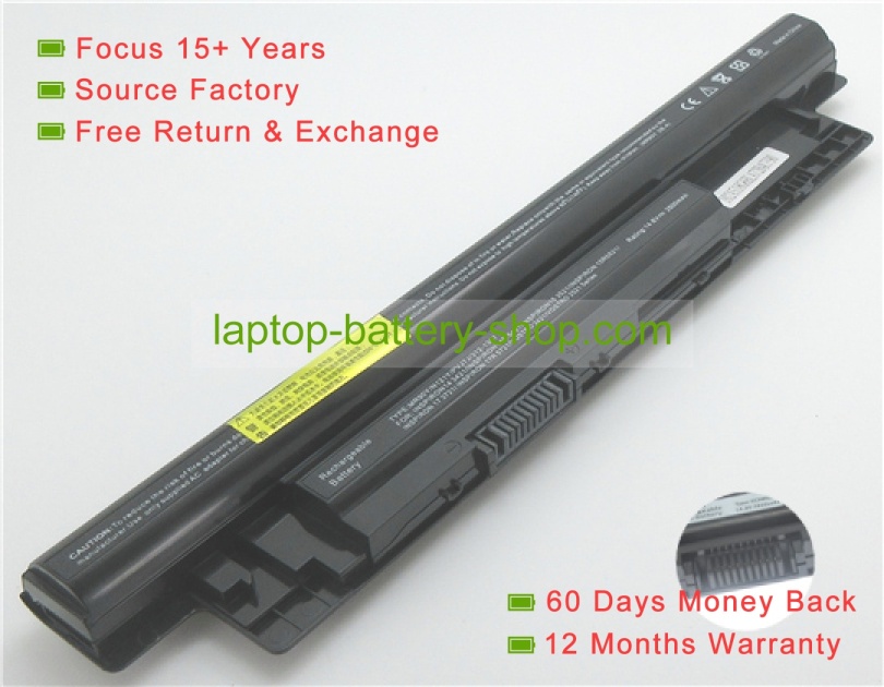 Dell MR90Y, XCMRD 14.8V 2600mAh replacement batteries - Click Image to Close