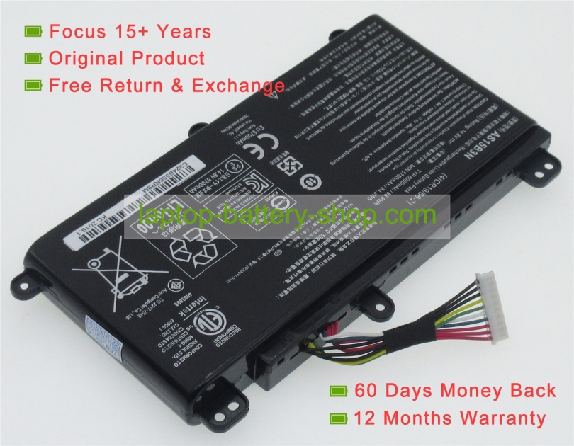 Acer AS15B3N, KT.00803.004 14.8V 5700mAh replacement batteries - Click Image to Close